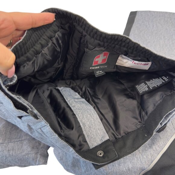 Swiss Tech Ski Snowboard Gray Young Snow Pants SZ XL(14-16) Winter Outdor - Picture 14 of 14